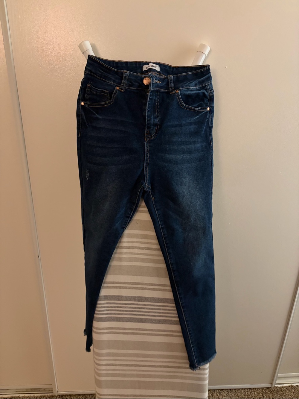 Dark Blue Women's Stretch Skinny Jeans